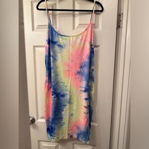 Body Con Tie Dye Dress